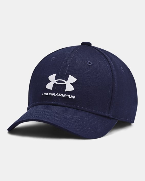 Boys' UA Branded Adjustable Cap, Blue, pdpMainDesktop image number 0